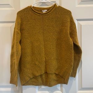 women’s H&M yellow sweater- XS